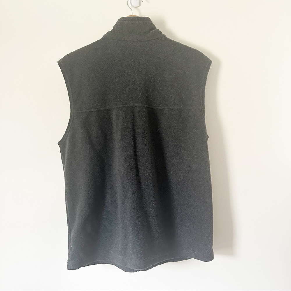 Columbia Men's Fleece Mock Neck Vest Grey L - Picture 7 of 7